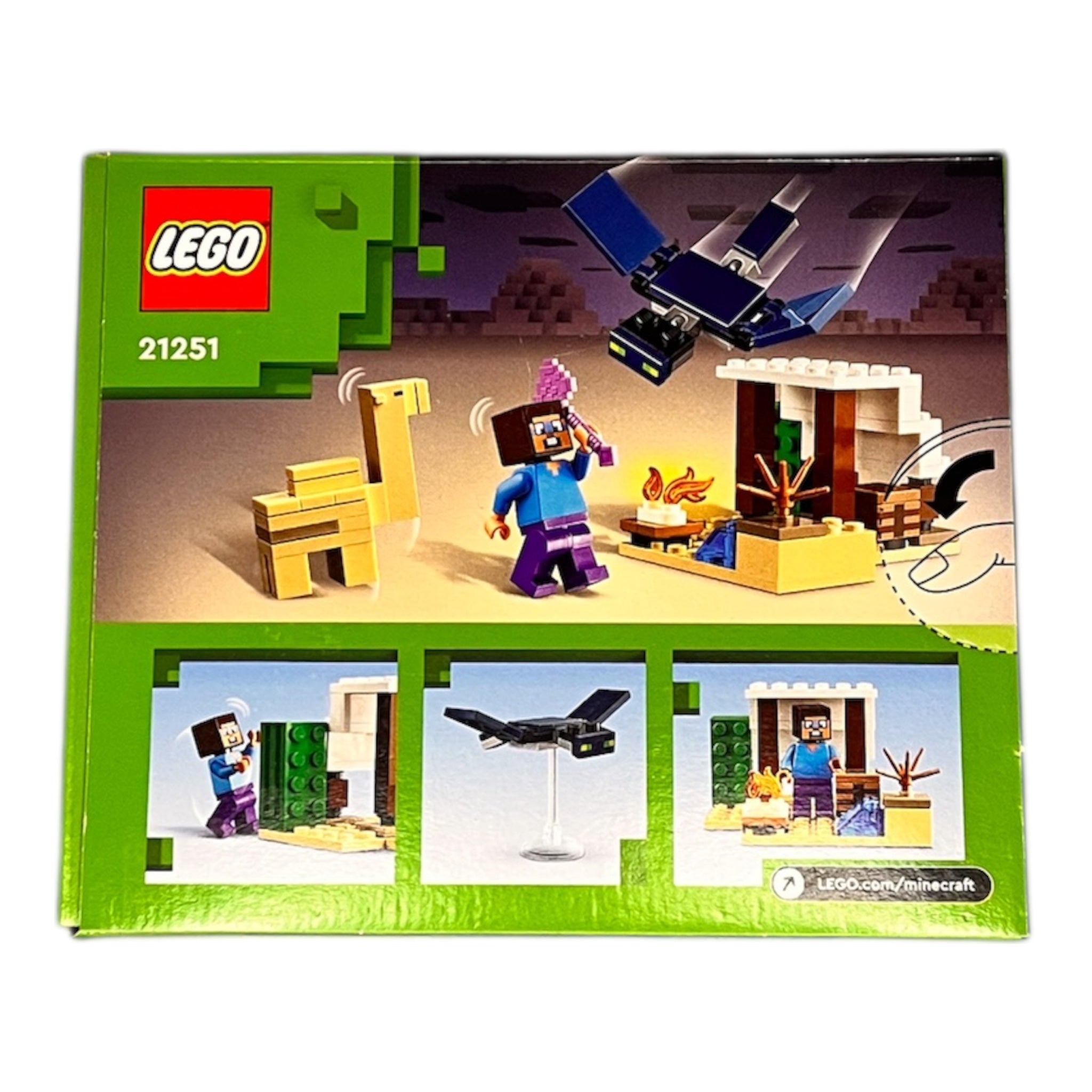 LEGO® Minecraft® Steves Wüstenexpedition